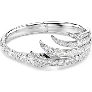 Swarovski Bracelet-jonc Vienna, Tailles variées, Cygne, Blanc, Métal rhodié M - Publicité Swarovski Bracelet-jonc Vienna, Tailles variées, Cygne, Blanc, Métal rhodié M - Publicité