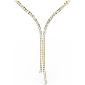 Swarovski Collier en Y Matrix, Taille ronde, Blanc, Doré à l’or 18 carats (750/1000) OS - Publicité Swarovski Collier en Y Matrix, Taille ronde, Blanc, Doré à l’or 18 carats (750/1000) OS - Publicité
