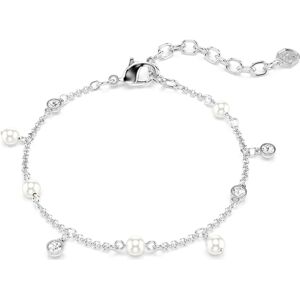 Swarovski Bracelet Imber, Perle de cristal, Taille ronde, Blanc, Métal rhodié OS - Publicité Swarovski Bracelet Imber, Perle de cristal, Taille ronde, Blanc, Métal rhodié OS - Publicité