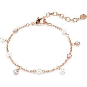 Swarovski Bracelet Imber, Perle de cristal, Taille ronde, Blanc, Doré à l’or rose 18 carats (750/1000) OS - Publicité Swarovski Bracelet Imber, Perle de cristal, Taille ronde, Blanc, Doré à l’or rose 18 carats (750/1000) OS - Publicité