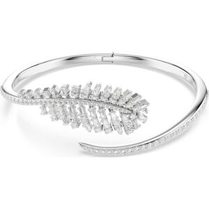 Swarovski Bracelet-jonc Vienna, Tailles variées, Plume, Blanc, Métal rhodié S - Publicité Swarovski Bracelet-jonc Vienna, Tailles variées, Plume, Blanc, Métal rhodié S - Publicité