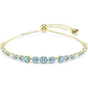 Swarovski Bracelet Imber, Taille ronde, Bleu, Doré à l’or 18 carats (750/1000) OS - Publicité Swarovski Bracelet Imber, Taille ronde, Bleu, Doré à l’or 18 carats (750/1000) OS - Publicité