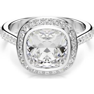Swarovski Bague halo Una Angelic, Taille coussin, Blanche, Métal rhodié 52 - Publicité Swarovski Bague halo Una Angelic, Taille coussin, Blanche, Métal rhodié 52 - Publicité