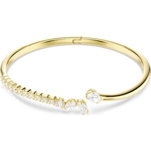 Swarovski Bracelet-jonc Mesmera, Tailles variées, Blanc, Doré à l’or 18 carats (750/1000) S - Publicité Swarovski Bracelet-jonc Mesmera, Tailles variées, Blanc, Doré à l’or 18 carats (750/1000) S - Publicité
