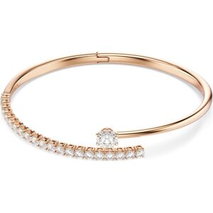 Swarovski Bracelet-jonc Matrix, Taille ronde, Blanc, Doré à l’or rose 18 carats (750/1000) L - Publicité Swarovski Bracelet-jonc Matrix, Taille ronde, Blanc, Doré à l’or rose 18 carats (750/1000) L - Publicité
