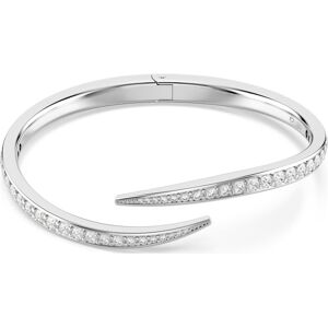 Swarovski Bracelet-jonc Vienna, Taille ronde, Cygne, Blanc, Métal rhodié L - Publicité Swarovski Bracelet-jonc Vienna, Taille ronde, Cygne, Blanc, Métal rhodié L - Publicité