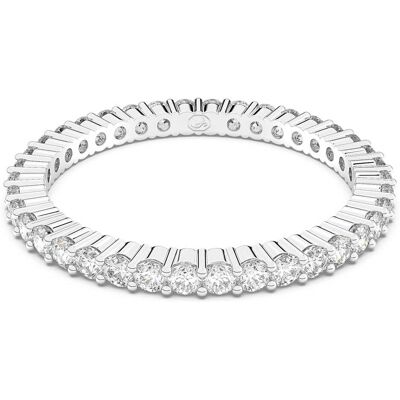 Swarovski Bague Matrix Vittore, Taille ronde, Blanche, Finition argentée 50 - Publicité Swarovski Bague Matrix Vittore, Taille ronde, Blanche, Finition argentée 50 - Publicité