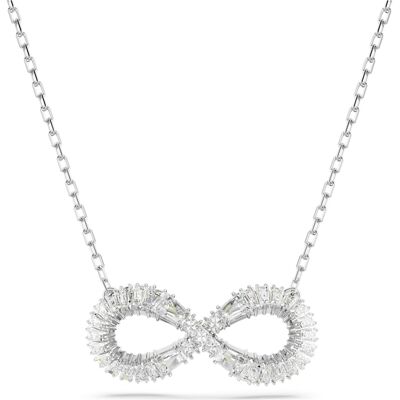Swarovski Pendentif Hyperbola, Infini, Blanc, Métal rhodié OS - Publicité Swarovski Pendentif Hyperbola, Infini, Blanc, Métal rhodié OS - Publicité
