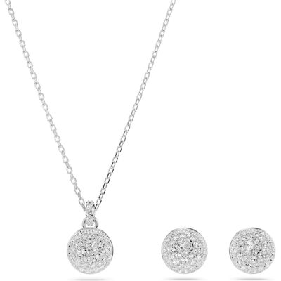 Swarovski Parure Sublima, Blanc, Métal rhodié OS - Publicité Swarovski Parure Sublima, Blanc, Métal rhodié OS - Publicité