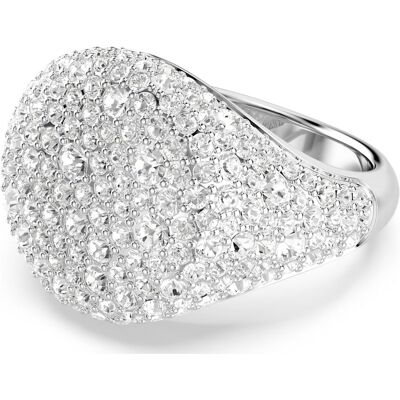 Swarovski Bague cocktail Sublima, Blanche, Métal rhodié 52 - Publicité Swarovski Bague cocktail Sublima, Blanche, Métal rhodié 52 - Publicité
