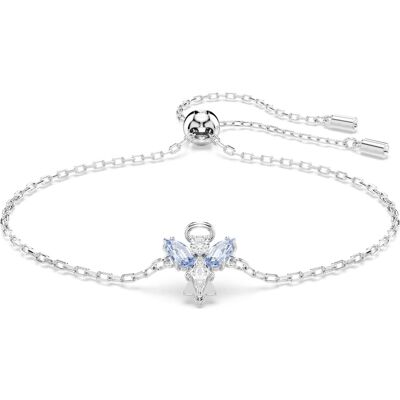 Swarovski Bracelet Magic, Ange, Bleu, Métal rhodié OS - Publicité Swarovski Bracelet Magic, Ange, Bleu, Métal rhodié OS - Publicité
