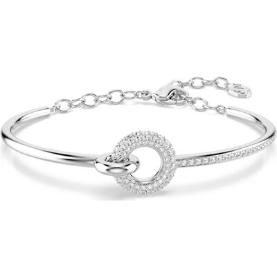 Swarovski Bracelet-jonc Dextera, Taille ronde, Blanc, Métal rhodié OS - Publicité Swarovski Bracelet-jonc Dextera, Taille ronde, Blanc, Métal rhodié OS - Publicité