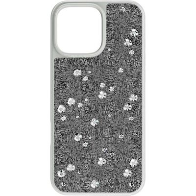 Swarovski Étui pour smartphone High, Motif éparpillé, iPhone® 16 Pro Max, Ton argenté OS - Publicité Swarovski Étui pour smartphone High, Motif éparpillé, iPhone® 16 Pro Max, Ton argenté OS - Publicité