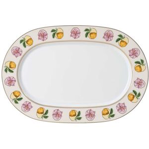 Swarovski Plat Idyllia, Porcelaine, Motif imprimé cristal, lys et citron, Petit, Multicolore OS - Publicité Swarovski Plat Idyllia, Porcelaine, Motif imprimé cristal, lys et citron, Petit, Multicolore OS - Publicité