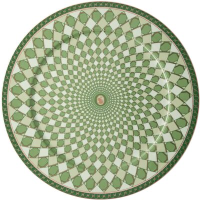 Swarovski Sous-assiette Signum, Porcelaine, Verte OS - Publicité Swarovski Sous-assiette Signum, Porcelaine, Verte OS - Publicité