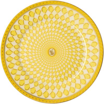 Assiette Jonquil Swarovski x Rosenthal - 18cm Porcelaine - Publicité Assiette Jonquil Swarovski x Rosenthal - 18cm Porcelaine - Publicité