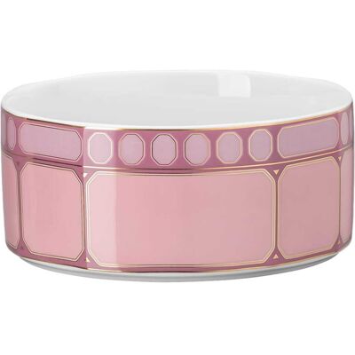 Swarovski x Rosenthal Bol en céramique Rose - 14cm - Publicité Swarovski x Rosenthal Bol en céramique Rose - 14cm - Publicité