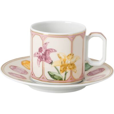 Ensemble Espresso Swarovski Idyllia Citron - Tasse à Café - Publicité Ensemble Espresso Swarovski Idyllia Citron - Tasse à Café - Publicité