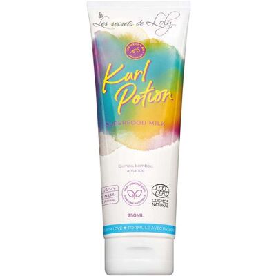 Les Secrets De Loly Kurl Potion Superfood Milk - Leave-in pour cheveux bouclés - Publicité Les Secrets De Loly Kurl Potion Superfood Milk - Leave-in pour cheveux bouclés - Publicité