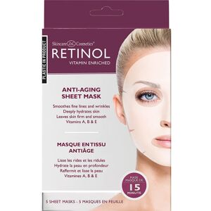 Retinol Masque en tissu Anti-âge 5pcs - Publicité Retinol Masque en tissu Anti-âge 5pcs - Publicité