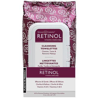Retinol Lingettes Nettoyantes x60 - Publicité Retinol Lingettes Nettoyantes x60 - Publicité