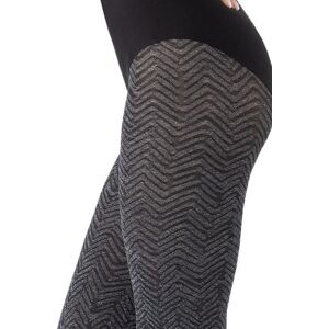 Chevron Chic - Collant Opaque Gris à Motifs - Fiore - Publicité Chevron Chic - Collant Opaque Gris à Motifs - Fiore - Publicité