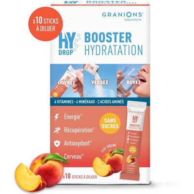 Granions Sticks hydratation Électrolytes HYDROP - Pêche - Publicité Granions Sticks hydratation Électrolytes HYDROP - Pêche - Publicité
