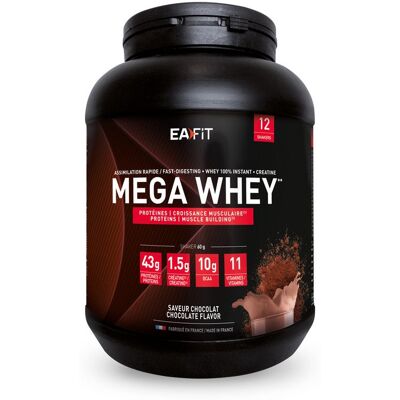 EAFIT Mega Whey 750 g - Publicité EAFIT Mega Whey 750 g - Publicité