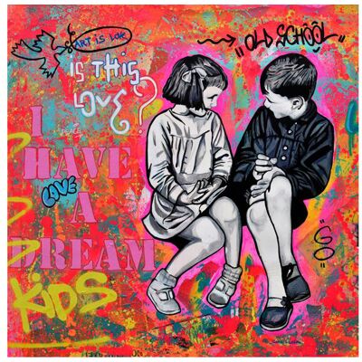 Toile 100x100 cm SARA - Publicité Toile 100x100 cm SARA - Publicité