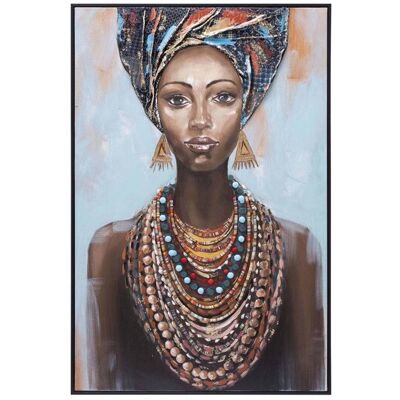 Image encadrée éthnique 60x90 cm IMANY - Publicité Image encadrée éthnique 60x90 cm IMANY - Publicité