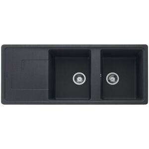 Franke Evier 2 bacs + 1 égouttoir graphite TITAN - Publicité Franke Evier 2 bacs + 1 égouttoir graphite TITAN - Publicité