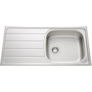 Scd Evier 1 grand bac, 1 égouttoir ROCK inox ministructure - Publicité Scd Evier 1 grand bac, 1 égouttoir ROCK inox ministructure - Publicité