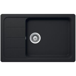 Scd Evier 1 bac, 1 égouttoir compact noir ZUMBA - Publicité Scd Evier 1 bac, 1 égouttoir compact noir ZUMBA - Publicité