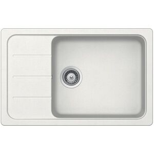 Scd Evier 1 bac, 1 égouttoir compact blanc ZUMBA - Publicité Scd Evier 1 bac, 1 égouttoir compact blanc ZUMBA - Publicité