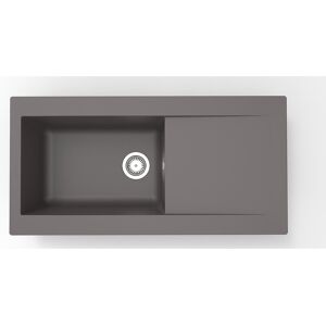 Diadem Evier 1 grand bac, 1 égouttoir longueur 100 cm EINNA - Publicité Diadem Evier 1 grand bac, 1 égouttoir longueur 100 cm EINNA - Publicité