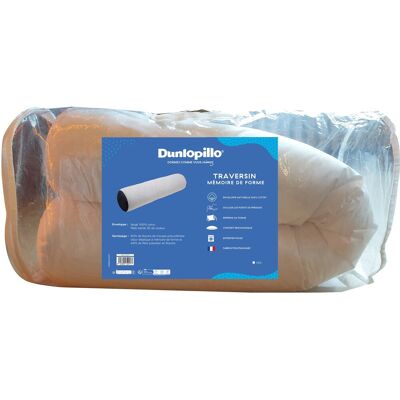 Dunlopillo Traversin 160 cm COTON 3D coloris blanc - Publicité Dunlopillo Traversin 160 cm COTON 3D coloris blanc - Publicité