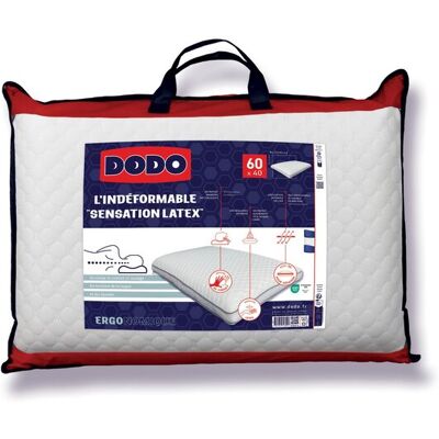Dodo Oreiller rectangulaire 40x60 cm L'INDÉFORMABLE SENSATION LATEX - Publicité Dodo Oreiller rectangulaire 40x60 cm L'INDÉFORMABLE SENSATION LATEX - Publicité