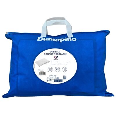 Dunlopillo Oreiller Rectangulaire 40 x 60 cm CONFORT REGLABLE - Publicité Dunlopillo Oreiller Rectangulaire 40 x 60 cm CONFORT REGLABLE - Publicité