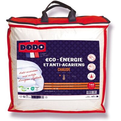 Dodo Couette 140x200 cm ECO-ÉNERGIE et ANTI-ACARIENS - Publicité Dodo Couette 140x200 cm ECO-ÉNERGIE et ANTI-ACARIENS - Publicité