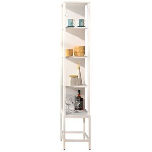 Vitrine 1 porte STEP W coloris blanc - Publicité Vitrine 1 porte STEP W coloris blanc - Publicité
