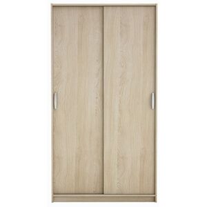 Armoire 2 portes ROLLING coloris chêne shannon - Publicité Armoire 2 portes ROLLING coloris chêne shannon - Publicité