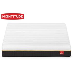 Matelas Mousse + mémoire de forme 180x200 cm NIGHTITUDE LIMAO - Publicité Matelas Mousse + mémoire de forme 180x200 cm NIGHTITUDE LIMAO - Publicité