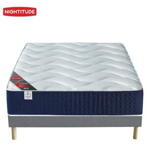 Matelas + sommier Ressorts 140x190 cm NIGHTITUDE LE PASSIONNE - Publicité Matelas + sommier Ressorts 140x190 cm NIGHTITUDE LE PASSIONNE - Publicité