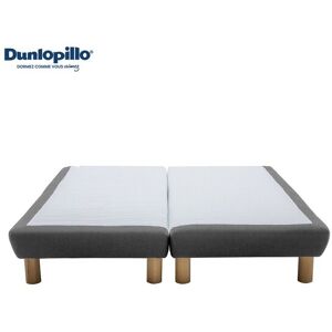 Sommier tapissier déco 2x80x200 cm DUNLOPILLO S300 coloris gris - Publicité Sommier tapissier déco 2x80x200 cm DUNLOPILLO S300 coloris gris - Publicité