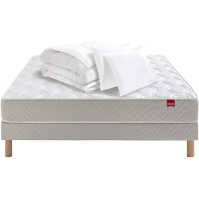 Matelas + sommier Ressorts 160x200 cm EPEDA LE SPLENDIDE - Publicité Matelas + sommier Ressorts 160x200 cm EPEDA LE SPLENDIDE - Publicité