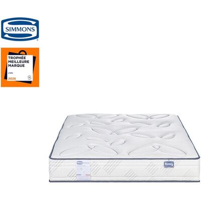 Matelas Ressorts ensachés + latex 140x19 SIMMONS MEDITATION - Publicité Matelas Ressorts ensachés + latex 140x19 SIMMONS MEDITATION - Publicité