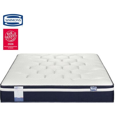 Matelas Ressorts ensachés + mousse 200x2 SIMMONS NUIT FRAICHE - Publicité Matelas Ressorts ensachés + mousse 200x2 SIMMONS NUIT FRAICHE - Publicité