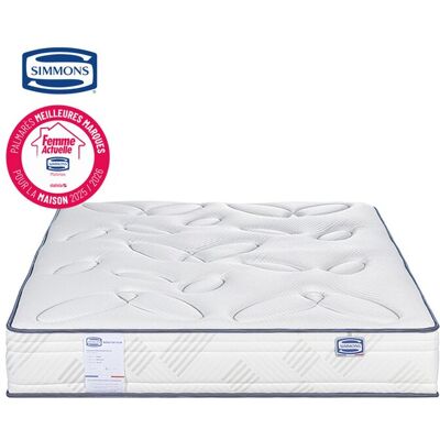 Matelas Ressorts ensachés + latex 160x200 cm SIMMONS MEDITATION - Publicité Matelas Ressorts ensachés + latex 160x200 cm SIMMONS MEDITATION - Publicité