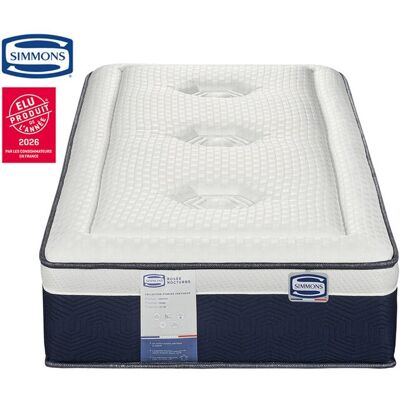 Matelas Ressorts ensachés + latex 90x190 cm SIMMONS ROSEE NOCTURNE - Publicité Matelas Ressorts ensachés + latex 90x190 cm SIMMONS ROSEE NOCTURNE - Publicité