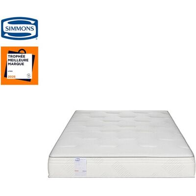Matelas Ressorts + mémoire de forme 140x190 cm SIMMONS SENSATION - Publicité Matelas Ressorts + mémoire de forme 140x190 cm SIMMONS SENSATION - Publicité